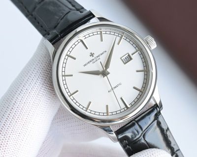 Vacheron Constantin Patrimony 9015 Movement 40mm Business 28800/H Silver/Rose Gold Case Watch